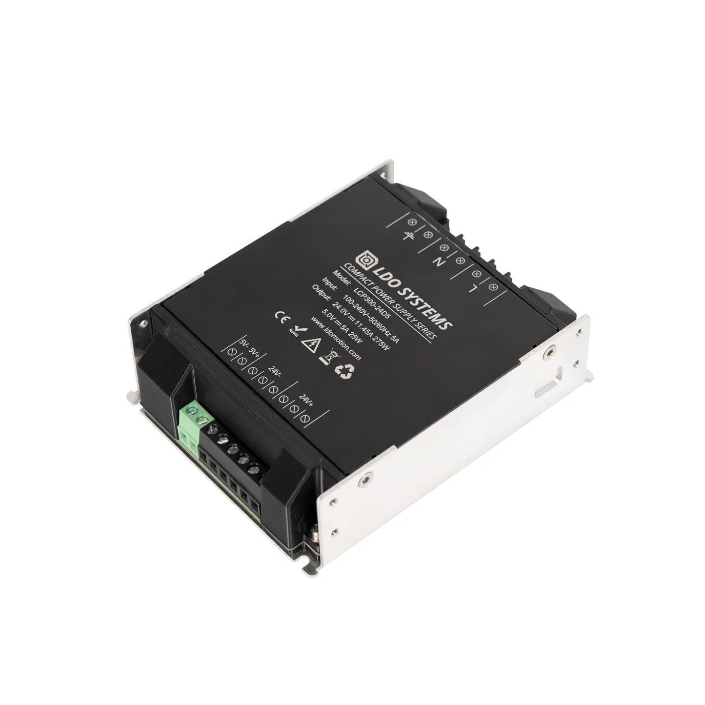 LDO LCP300-24D5 300W 24V and 5V Compact Power Supply (PSU)   Power Supplies   3DPrintiverse.com