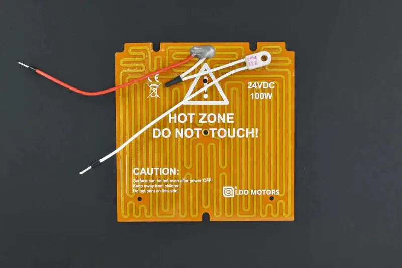 LDO Polyimide Heater, Aluminum Bed and optional 200W PSU (for V0/V0-S1)   Electronics   3DPrintiverse.com