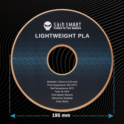 LW-PLA Filament, 1.75mm, Black & White, 1KG, Lightweight Low-Density Active Foaming PLA for 3D Print RC Planes Drone Parts   Filament   3DPrintiverse.com