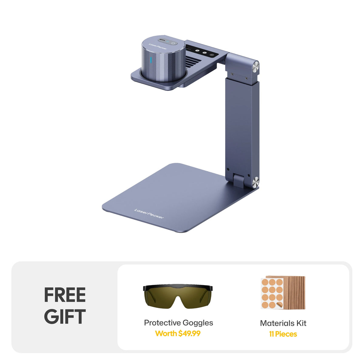 LaserPecker LP1 Plus Creator Bundle with Auto-Focus Stand