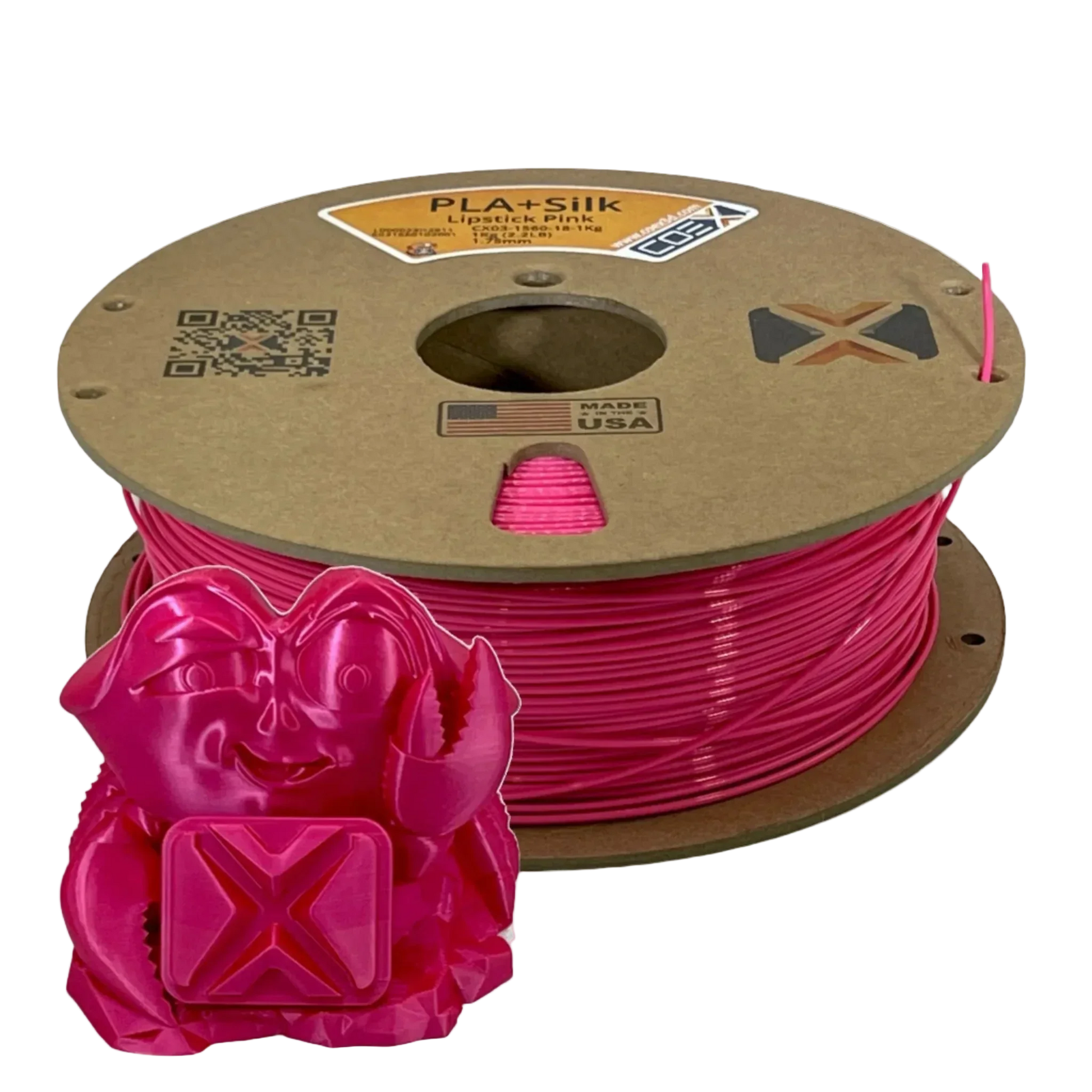 Lipstick Pink PLA+Silk