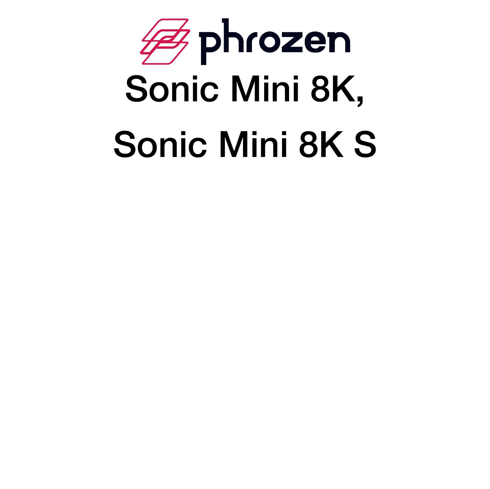Kit - Phrozen Sonic Mini 8K and Phrozen Sonic Mini 8KS - 168 x 90 Wham Bam Systems