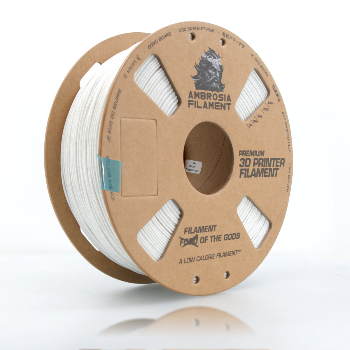 AMBROSIA ASA Filament of the Gods - 1KG Bambu AMS Friendly Cardboard Spools Premium 3D Printing Filament House ASA   Filament   3DPrintiverse.com
