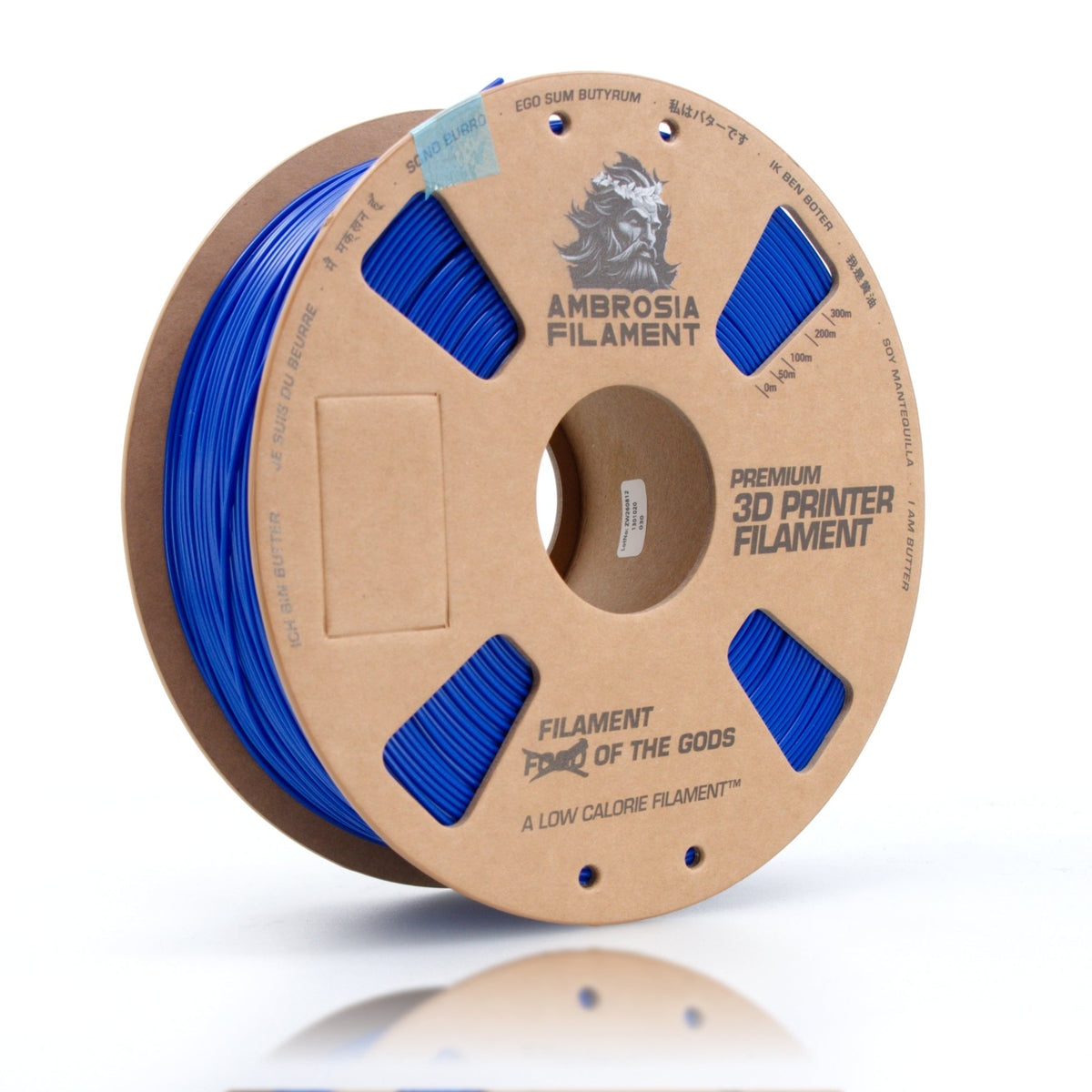 AMBROSIA ABS Matte Filament of the Gods - 1KG Bambu AMS Friendly Cardboard Spools Premium 3D Printing Filament   Filament   3DPrintiverse.com