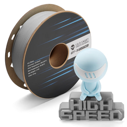 GT-3 High Speed Matte PLA Filament 1.75mm, 1KG, ±0.02mm, Black/White/Teal/Mint/Red/Grey   Filament   3DPrintiverse.com