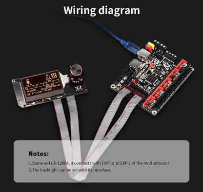 Mini 12864 Display RGB - Choose your color   Electronics   3DPrintiverse.com