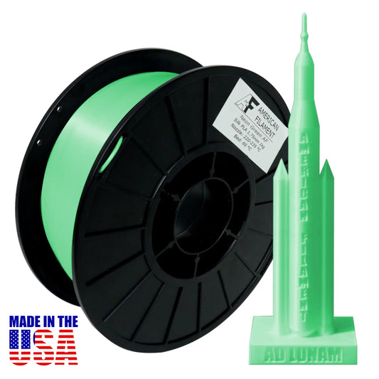 Neon Green AF Silk PLA 3D Printer Filament,1.75 mm Diameter,1 kg Spool   Silk PLA   3DPrintiverse.com