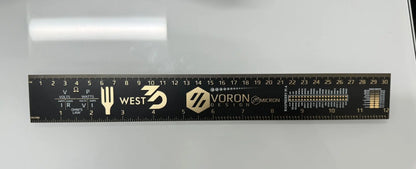 Never Grow Up Ruler 2- Voron Design / Micron / Salad Fork / West3D PCB Ruler Multi-functional   Tools   3DPrintiverse.com