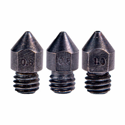 Nozzle - MK8 Hardened Steel 0.6/0.8/1.0mm   3D Printing Accessories   3DPrintiverse.com