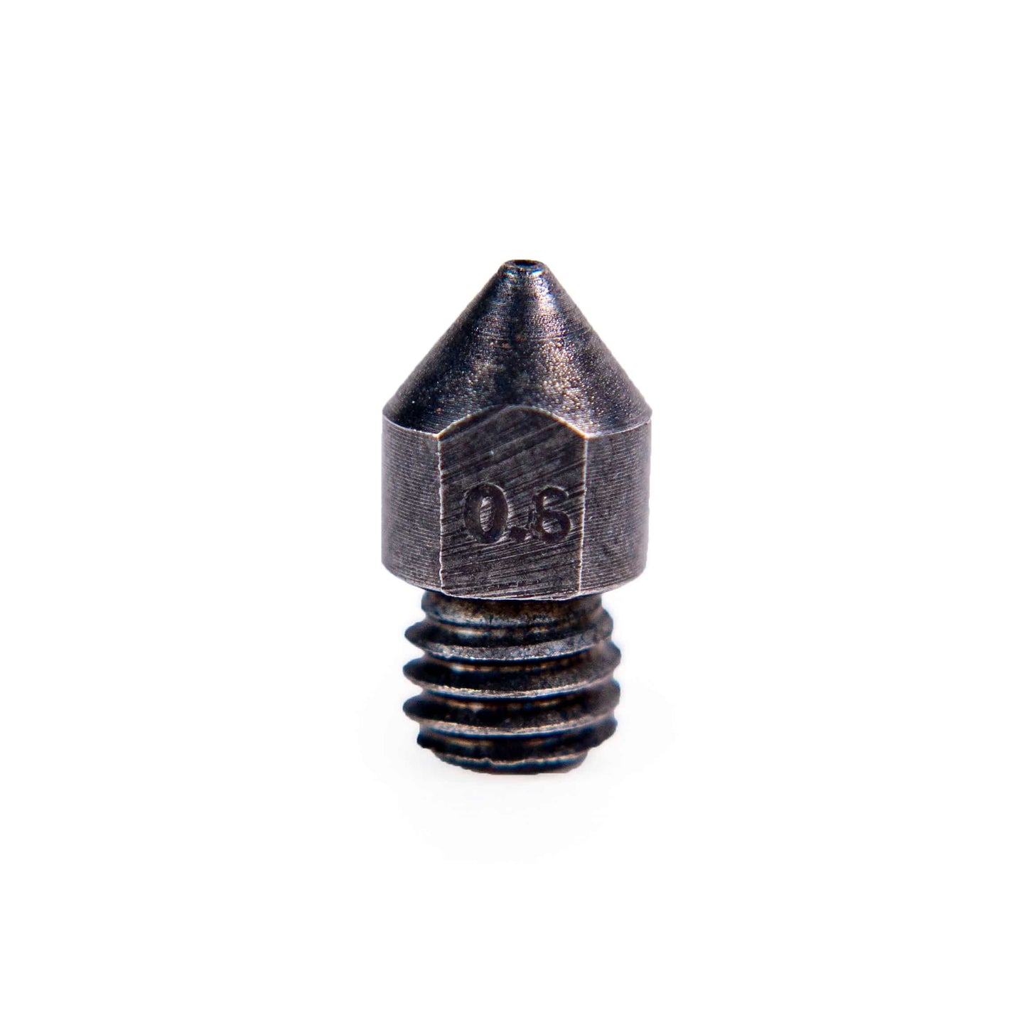 Nozzle - MK8 Hardened Steel 0.6/0.8/1.0mm   3D Printing Accessories  17.99 3DPrintiverse.com