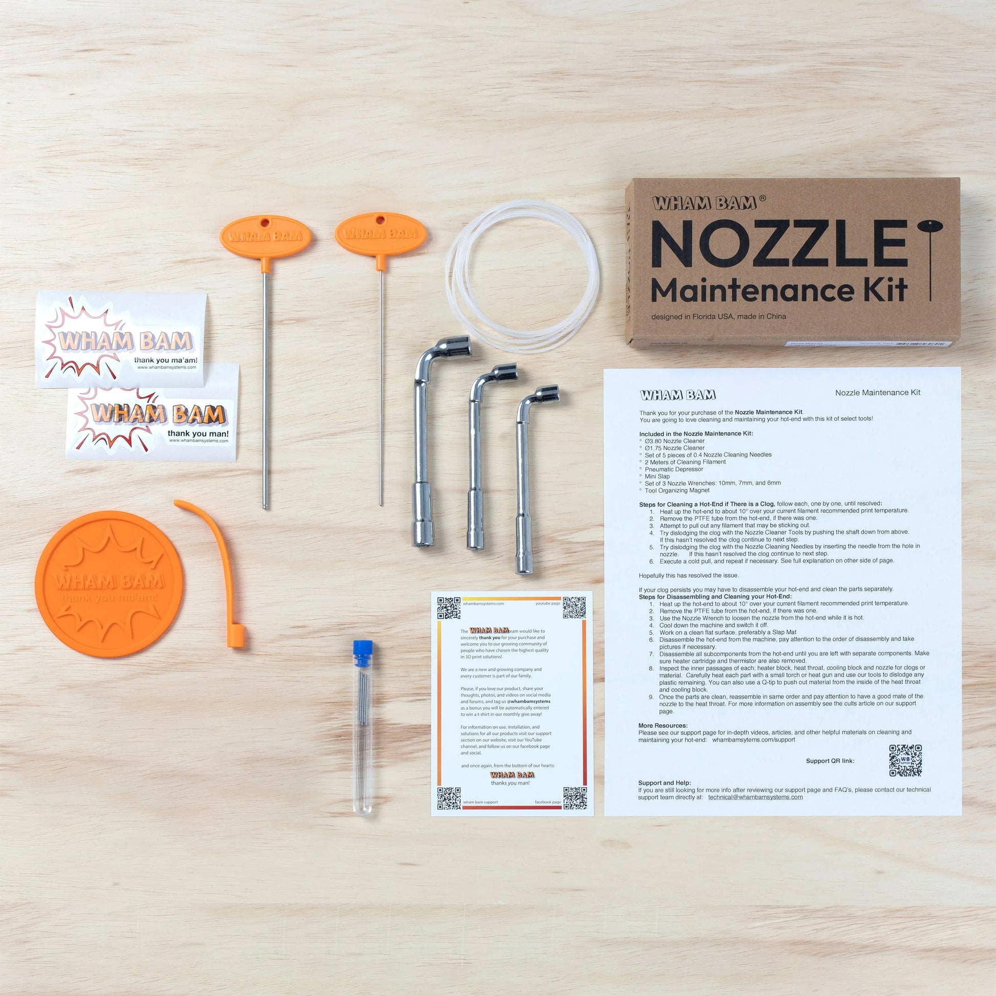 Nozzle Maintenance Kit   Nozzle Maintenance Toolkit   3DPrintiverse.com