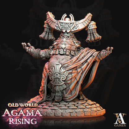 3D Printed Archvillain Games Acolytes of Ziskal Old World Agama Rising 28 32mm D&D 3D Printing Boss