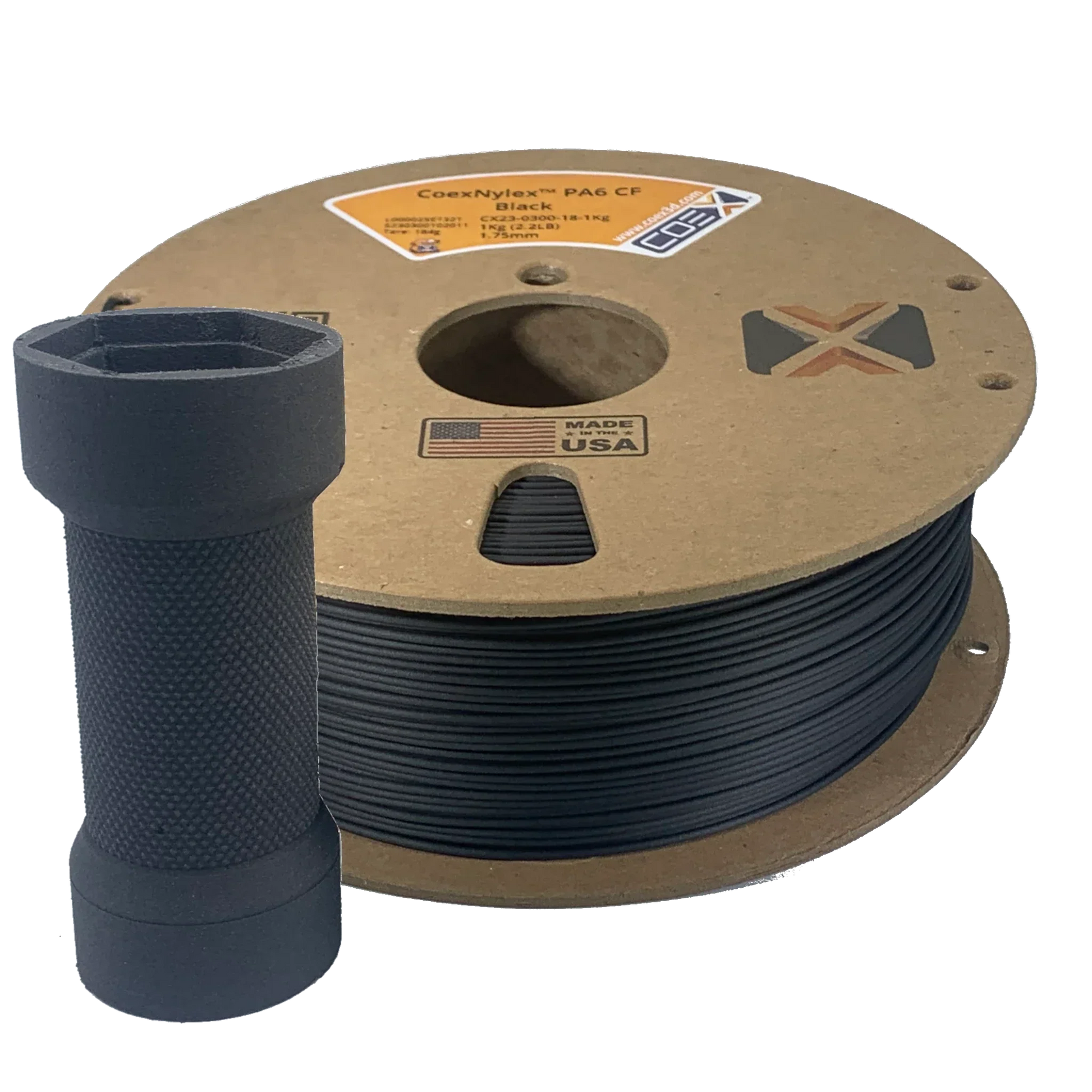 Black CoexNylex™ PA6-CF   Nylon   3DPrintiverse.com