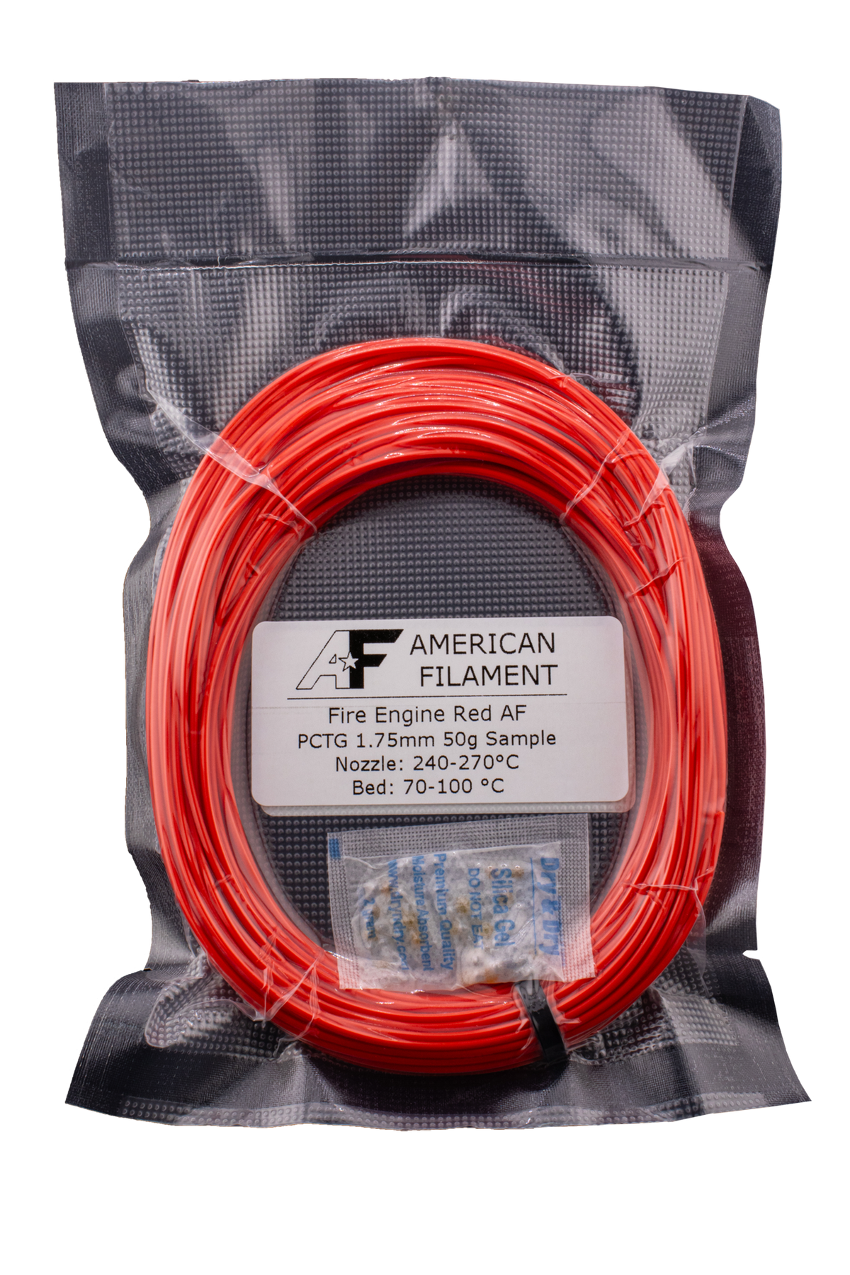 Fire Engine Red AF 1.75mm PCTG Filament   PCTG   3DPrintiverse.com
