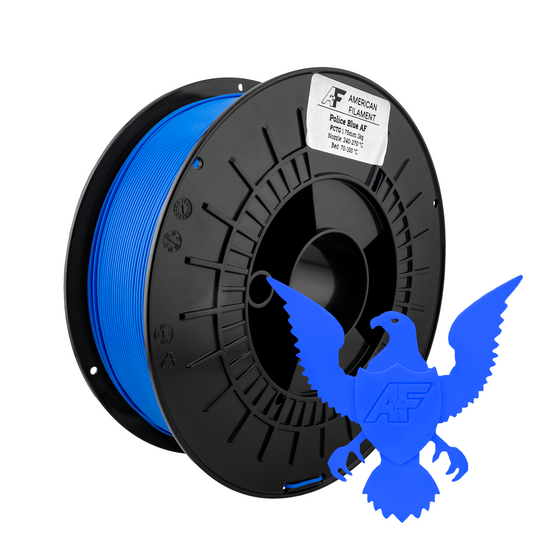 Police Blue AF 1.75mm PCTG Filament Made in the USA!   PCTG   3DPrintiverse.com