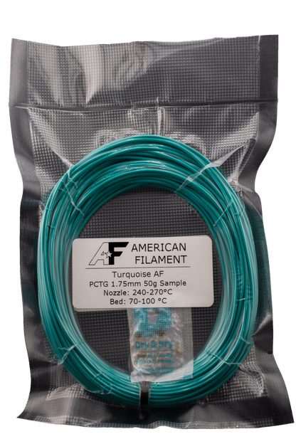 Turquoise AF 1.75mm PCTG Filament Made in the USA!   PCTG   3DPrintiverse.com