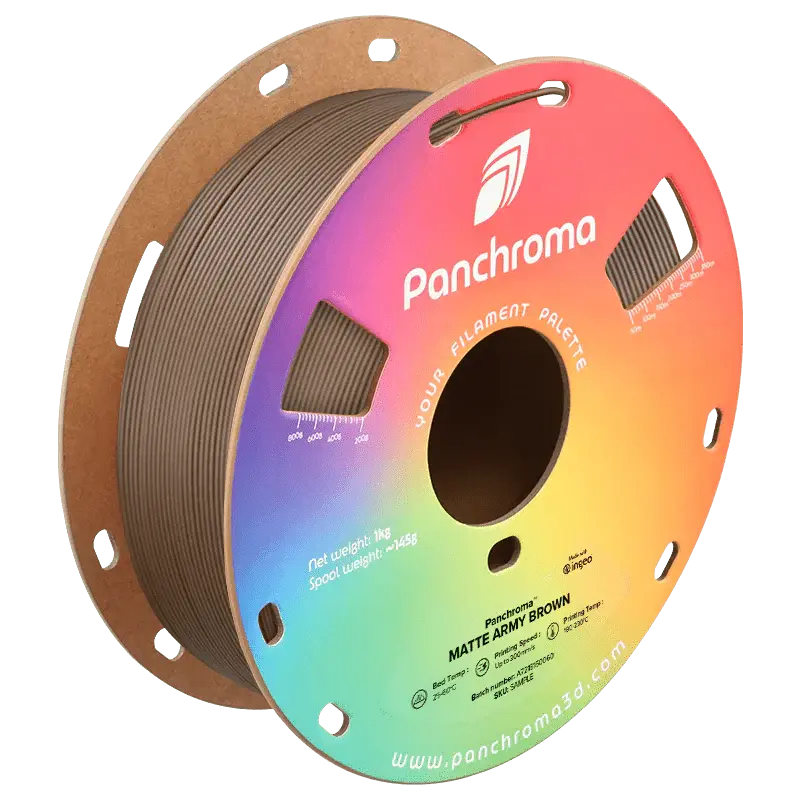 Panchroma™ Matte (Formerly PolyTerra) PLA 3D Printer Filament 1KG 1.75mm   Filament  20.99 3DPrintiverse.com
