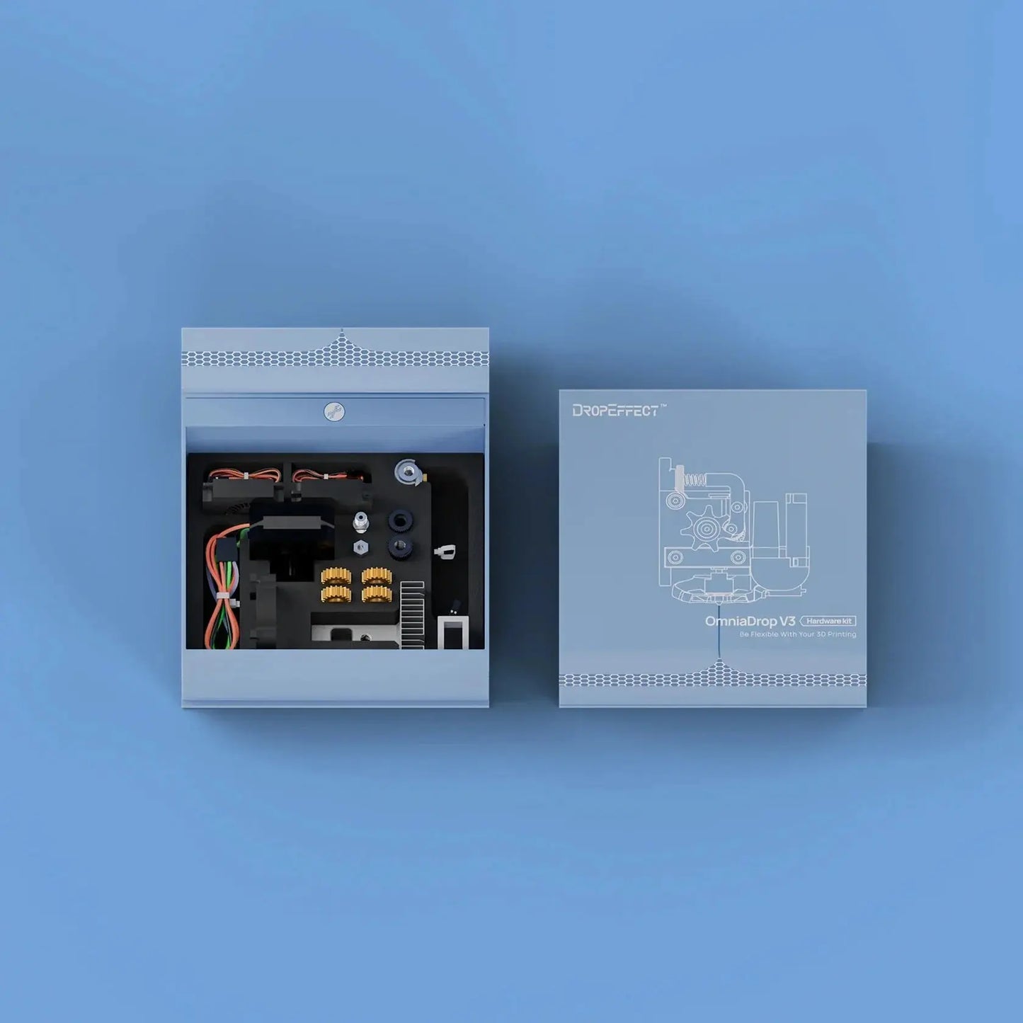 Phaetus OmniaDrop Extruder for Flexible Filaments Standard (assembled) and Simplified (hardware kit) Editions   3D Printer Accessories  114.99 3DPrintiverse.com