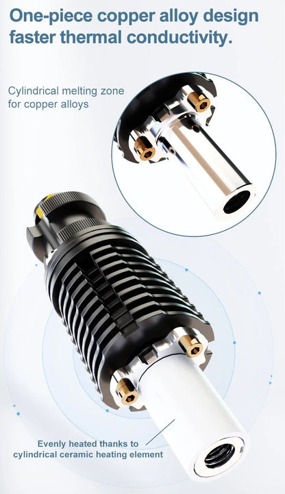 Phaetus Rapido (Rapido 2) Hot End (Hotend) - UHF / HF Standard and Plus (104NT and PT1000)   3D Printer Accessories   3DPrintiverse.com