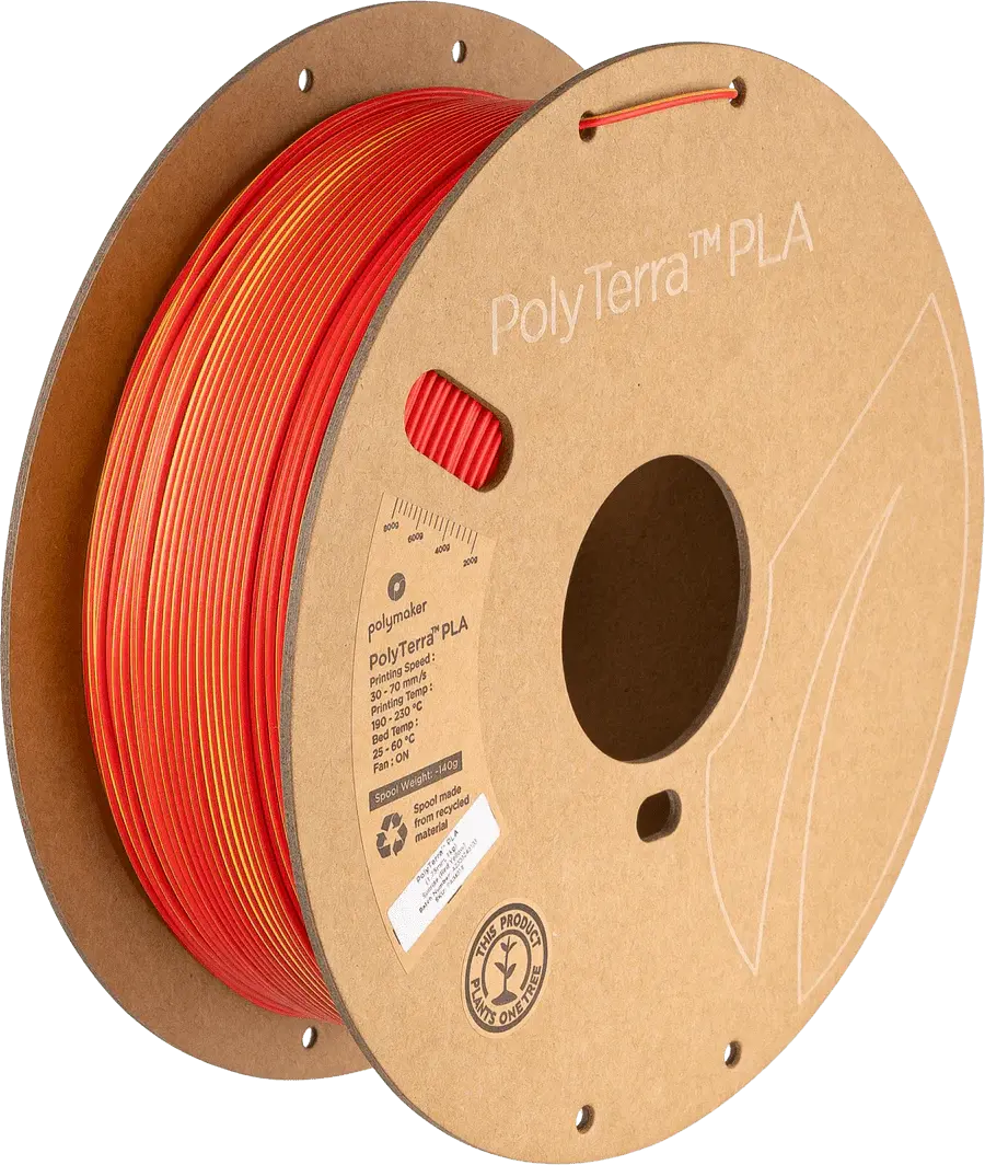 Polymaker Panchroma Dual Matte PLA 3D Printer Filament 1KG 1.75mm   Filament  24.99 3DPrintiverse.com