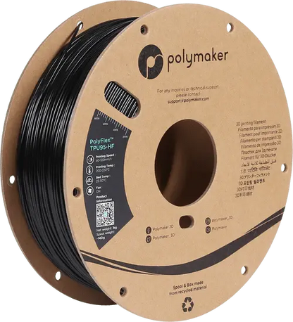 Polymaker PolyFlex TPU95-HF 3D Printer Filament 1KG 1.75mm   Filament  49.99 3DPrintiverse.com