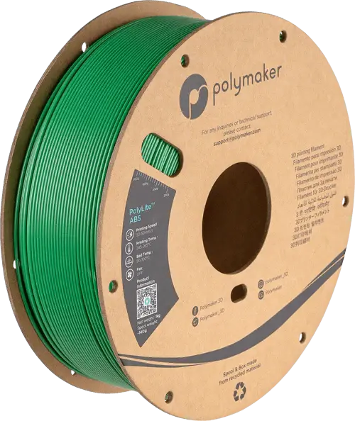 Polymaker PolyLite ABS 3D Printer Filament 1KG 1.75mm   Filament  21.99 3DPrintiverse.com