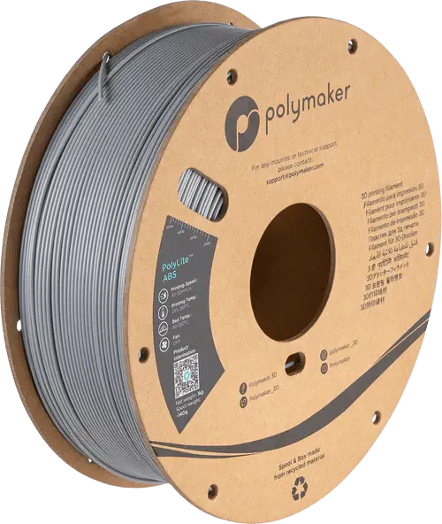 Polymaker PolyLite ABS 3D Printer Filament 1KG 1.75mm   Filament  21.99 3DPrintiverse.com