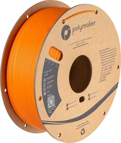 Polymaker PolyLite ABS 3D Printer Filament 1KG 1.75mm   Filament  21.99 3DPrintiverse.com
