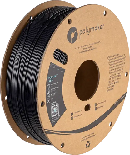 Polymaker PolyLite ASA 3D Printer Filament 1KG 1.75mm   Filament  28.99 3DPrintiverse.com