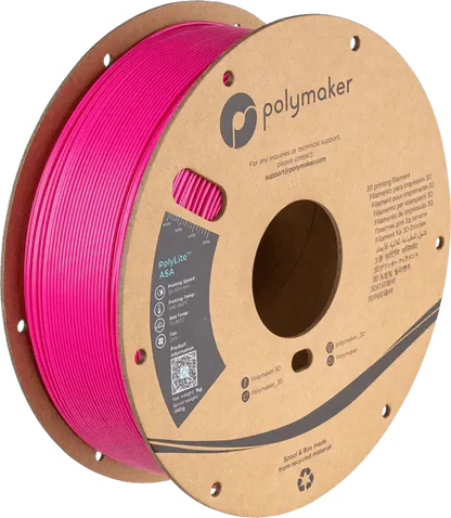 Polymaker PolyLite ASA 3D Printer Filament 1KG 1.75mm   Filament  28.99 3DPrintiverse.com