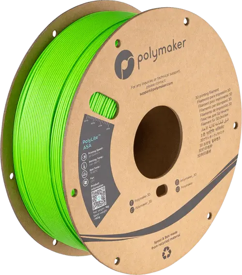 Polymaker PolyLite ASA 3D Printer Filament 1KG 1.75mm   Filament  28.99 3DPrintiverse.com