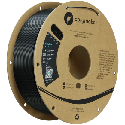 Polymaker PolyLite ASA 3D Printer Filament 1KG 1.75mm   Filament  28.99 3DPrintiverse.com