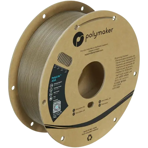 Polymaker PolyLite ASA 3D Printer Filament 1KG 1.75mm   Filament  28.99 3DPrintiverse.com