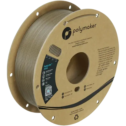 Polymaker PolyLite ASA 3D Printer Filament 1KG 1.75mm   Filament  28.99 3DPrintiverse.com