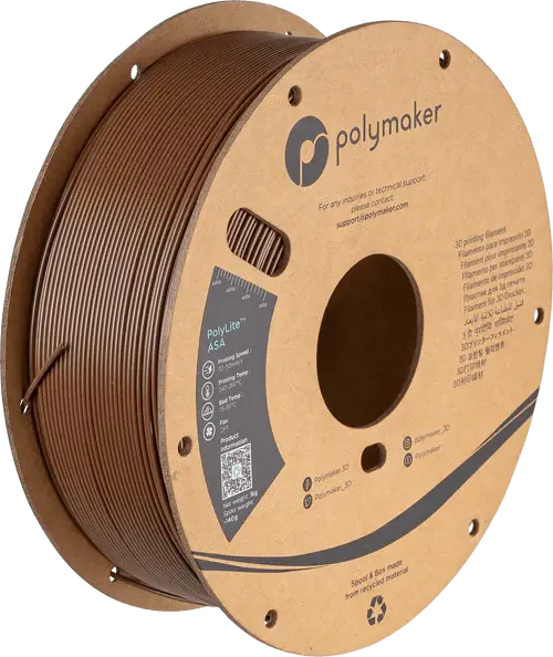 Polymaker PolyLite ASA 3D Printer Filament 1KG 1.75mm   Filament  28.99 3DPrintiverse.com
