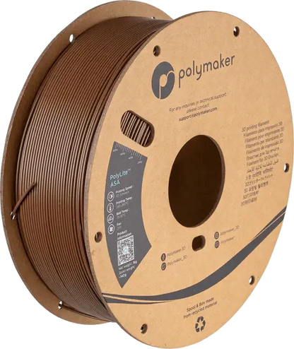 Polymaker PolyLite ASA 3D Printer Filament 1KG 1.75mm   Filament  28.99 3DPrintiverse.com