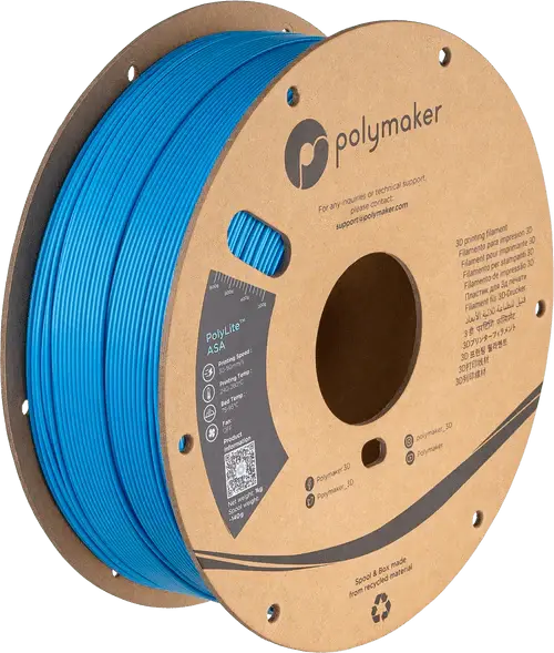 Polymaker PolyLite ASA 3D Printer Filament 1KG 1.75mm   Filament  28.99 3DPrintiverse.com