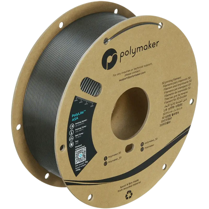 Polymaker PolyLite ASA 3D Printer Filament 1KG 1.75mm   Filament  28.99 3DPrintiverse.com