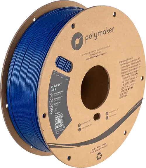 Polymaker PolyLite Galaxy ASA 3D Printer Filament 1KG 1.75mm   Filament  33.99 3DPrintiverse.com