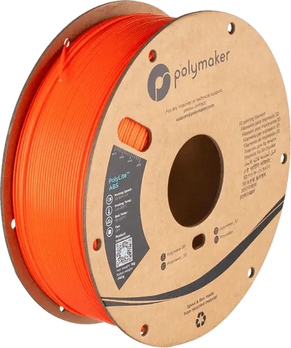 Polymaker PolyLite NEON ABS 3D Printer Filament 1KG 1.75mm   Filament   3DPrintiverse.com
