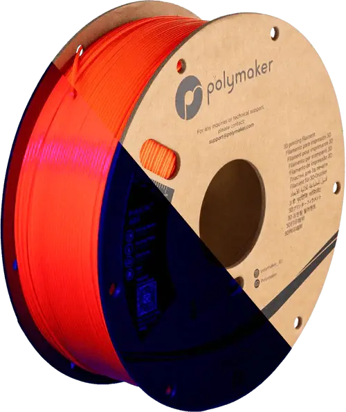 Polymaker PolyLite NEON ABS 3D Printer Filament 1KG 1.75mm   Filament  28.99 3DPrintiverse.com