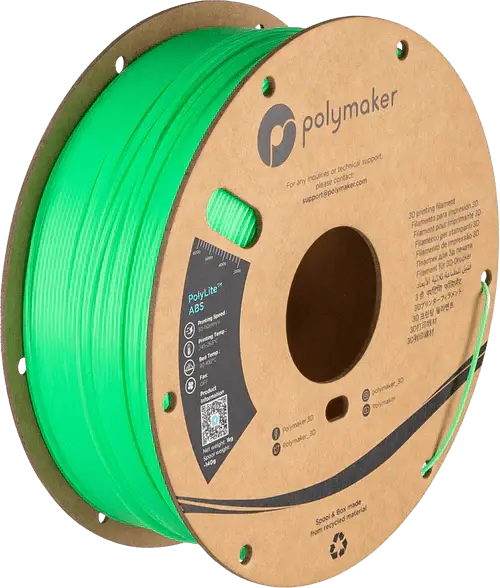 Polymaker PolyLite NEON ABS 3D Printer Filament 1KG 1.75mm   Filament   3DPrintiverse.com