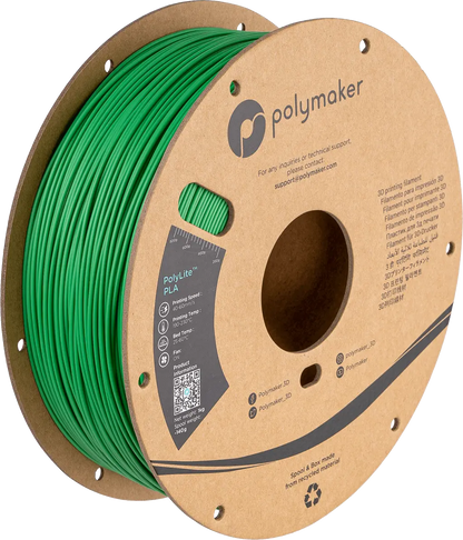 Polymaker PolyLite PLA 3D Printer Filament 1KG 1.75mm   Filament  21.99 3DPrintiverse.com