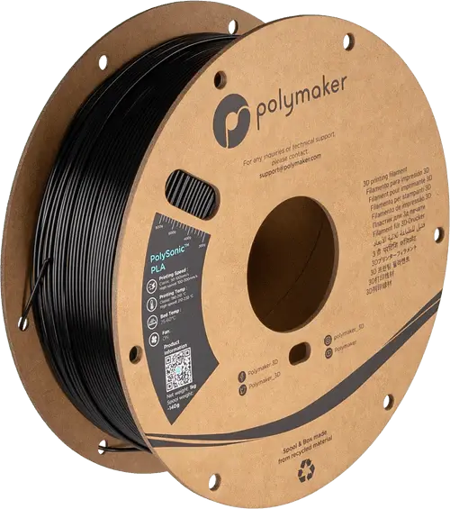 Polymaker PolySonic High Speed Printing PLA 3D Printer Filament 1KG 1.75mm   Filament  24.99 3DPrintiverse.com