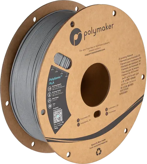 Polymaker PolySonic High Speed Printing PLA 3D Printer Filament 1KG 1.75mm   Filament  24.99 3DPrintiverse.com