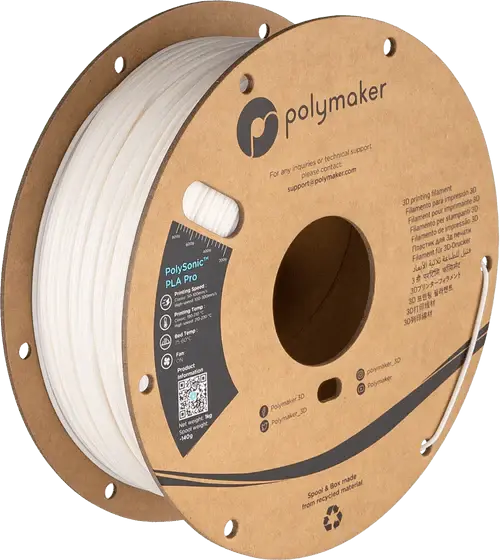 Polymaker PolySonic High Speed Printing PLA PRO 3D Printer Filament 1KG 1.75mm   Filament  28.99 3DPrintiverse.com