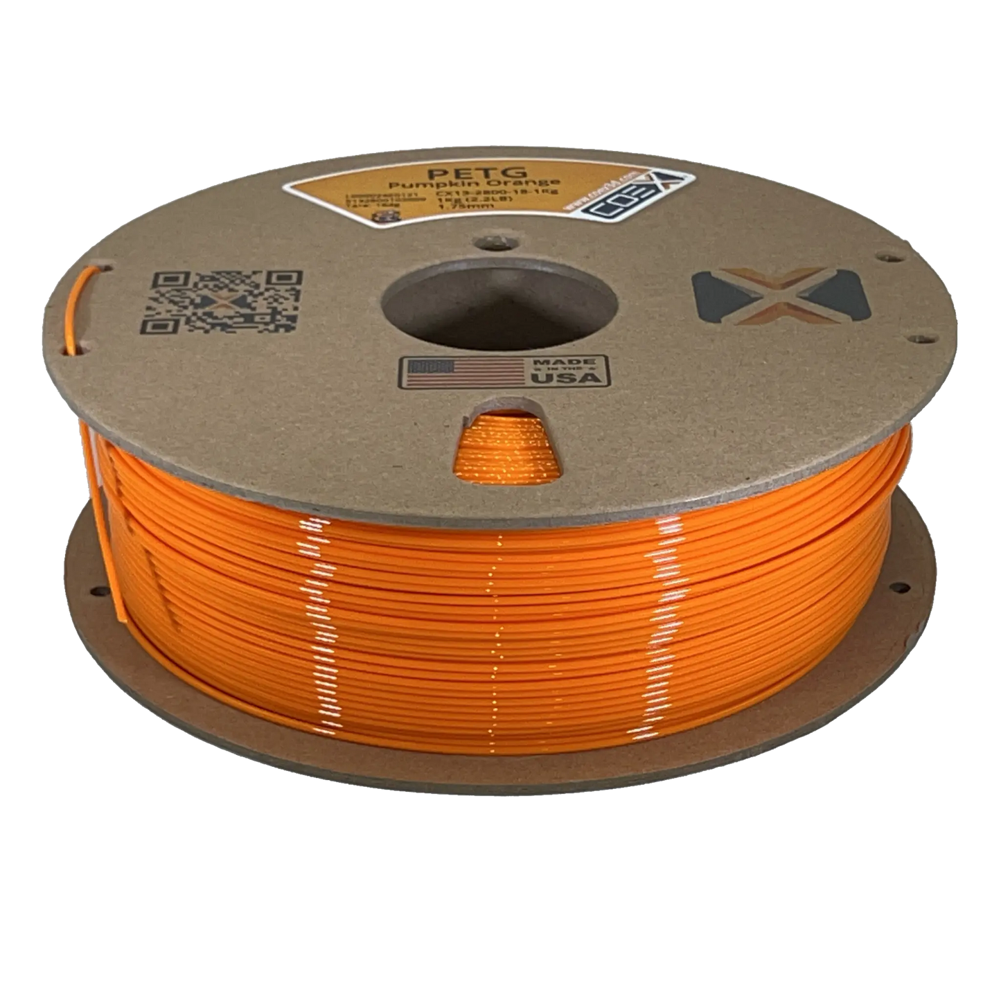 Pumpkin Orange PETG   PETG  71.00 3DPrintiverse.com