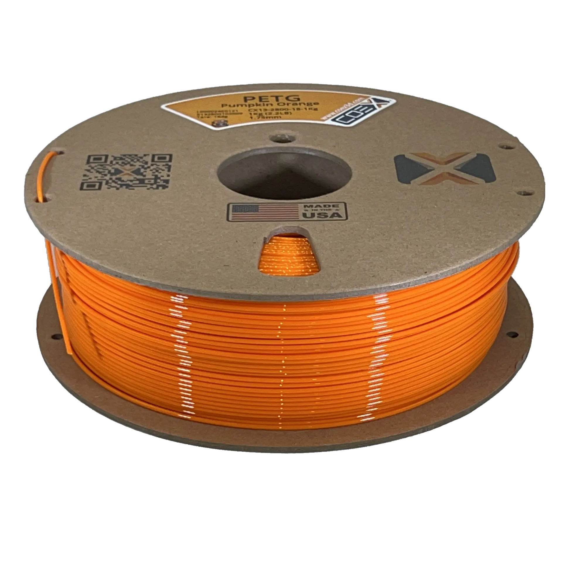 Pumpkin Orange PETG   PETG  71.00 3DPrintiverse.com