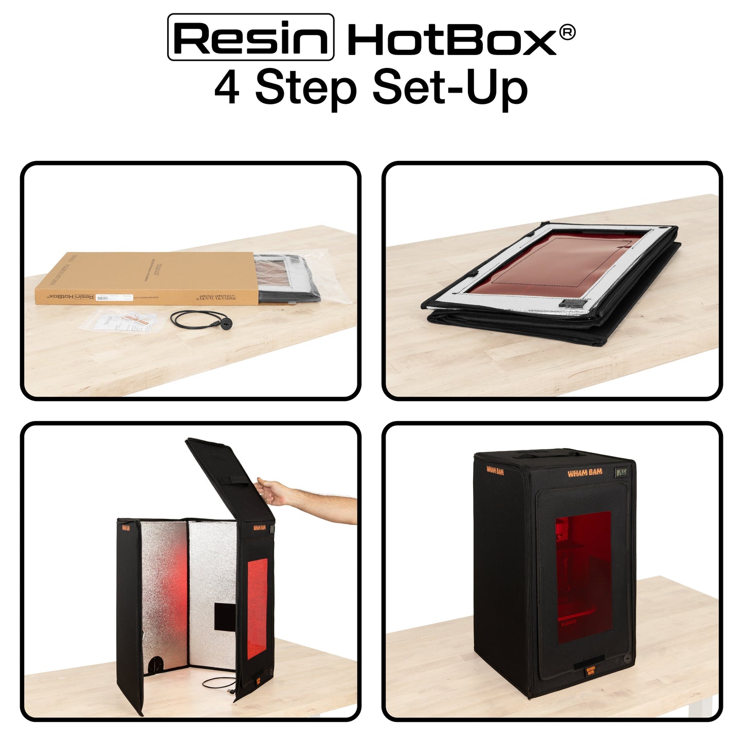 Resin HotBox - Resin Printer Enclosure Wham Bam Systems