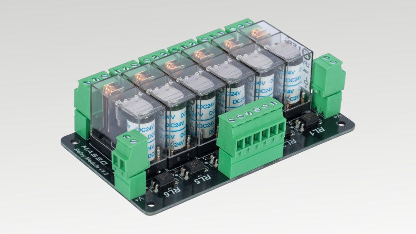 MASSO 6-Relay Module – 24VDC CNC Accessory Control   CNC Controller Accessories   3DPrintiverse.com
